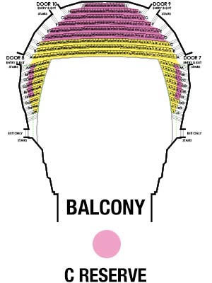 The State Theatre Balcony Map